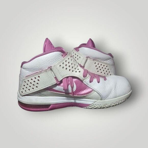 Size 9.5 - Nike LeBron Air Max Soldier 5 'Kay Yow' Pinkfire/White 2011 - Picture 5 of 7